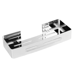 Półka łazienkowa pod prysznic wisząca metalowa DELVANT BLARC CHROM - obrazek 3