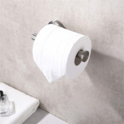 Uchwyt na papier toaletowy wieszak metalowy łazienkowy DELVANT ESVAN srebrny - obrazek 17
