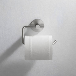 Uchwyt na papier toaletowy łazienkowy metalowy DELVANT ESVAN srebrny - obrazek 6