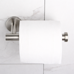 Uchwyt na papier toaletowy wieszak metalowy łazienkowy DELVANT ESVAN srebrny - obrazek 12