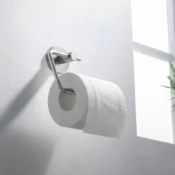 Uchwyt na papier toaletowy łazienkowy metalowy DELVANT ESVAN srebrny - obrazek 14