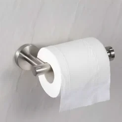 UCHWYT NA PAPIER TOALETOWY NA PRZYSSAWKĘ BEZ WIERCENIA DELVANT ESVAN SREBRO