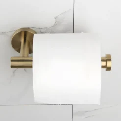 UCHWYT NA PAPIER TOALETOWY NA PRZYSSAWKĘ BEZ WIERCENIA DELVANT ESVAN ZŁOTY