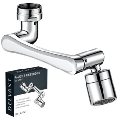 PRZEDŁUŻKA DO KRANU BATERII PERLATOR AERATOR OBROTOWY 1080° DELVANT CHROME