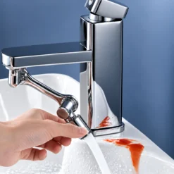 PRZEDŁUŻKA DO KRANU BATERII PERLATOR AERATOR OBROTOWY 1080° DELVANT CHROME