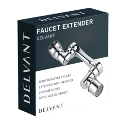 PRZEDŁUŻKA DO KRANU BATERII PERLATOR AERATOR OBROTOWY 1080° DELVANT CHROME