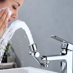 PRZEDŁUŻKA DO KRANU BATERII PERLATOR AERATOR OBROTOWY 1080° DELVANT CHROME