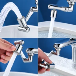 PRZEDŁUŻKA DO KRANU BATERII PERLATOR AERATOR OBROTOWY 1080° DELVANT CHROME